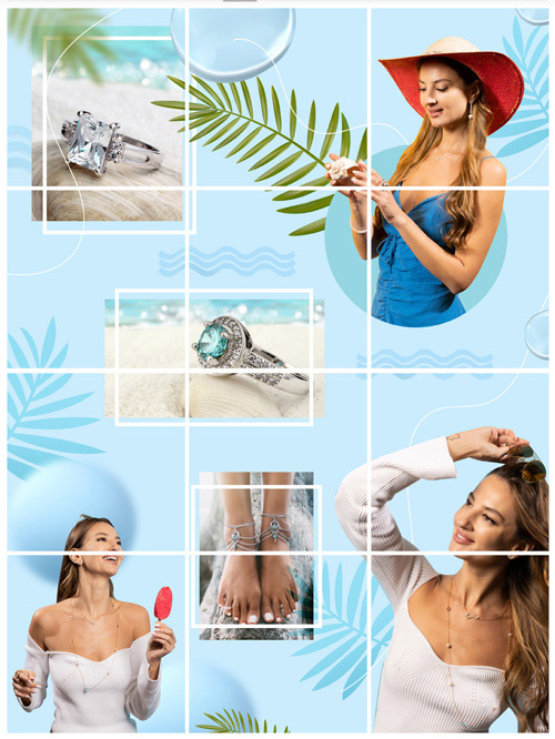 Diamond Gold Jewelry Collection for Summer