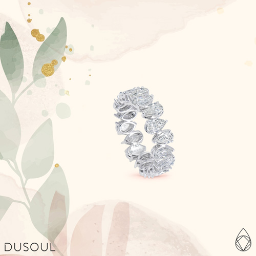Dusoul White Gold Diamond Bracelet